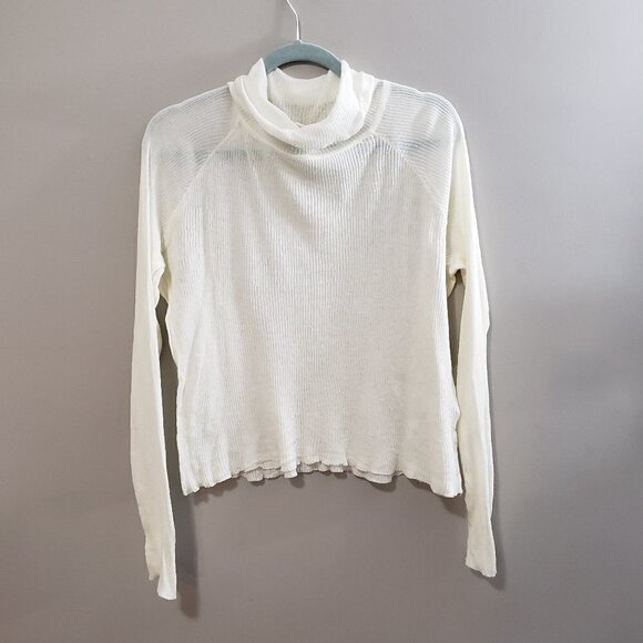 For Love & Lemons Knitz Turtleneck Crop Sweater S - Picture 2 of 7